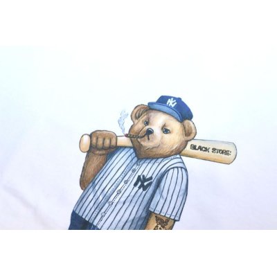 画像2: Yankees Bear S/S Tee White