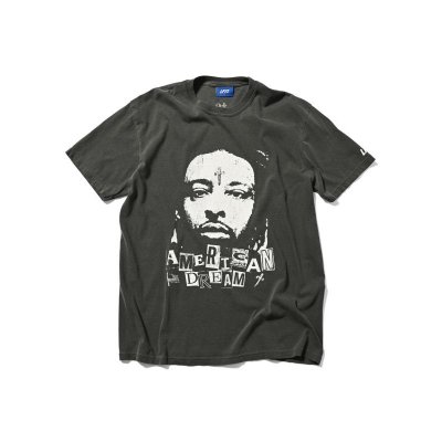 画像1: x 21SAVAGE / FACE TEE Vintage Black