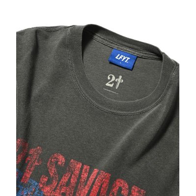 画像2: x 21SAVAGE / AMERICAN FLAGS TEE Vintage Black