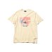 画像1: x 21SAVAGE / AMERICAN FLAGS TEE Ivory (1)