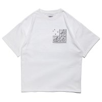 x YARZ / PAISLEY POCKET Tee White