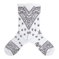 x YARZ /PAISLEY SOCKS White