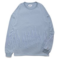 FLAMES LS Tee Light Blue