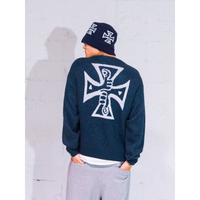 画像9: Good Bad Cross Cardigan Navy