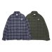 画像6: x Colin Stevens / CHECK FLANNEL SHIRT Navy