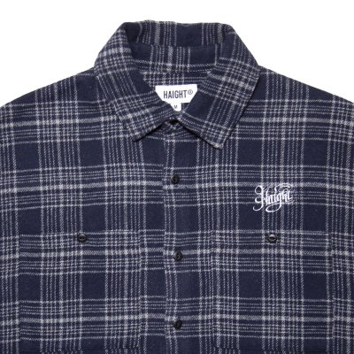 画像2: x Colin Stevens / CHECK FLANNEL SHIRT Navy