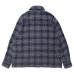 画像5: x Colin Stevens / CHECK FLANNEL SHIRT Navy