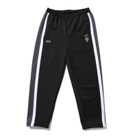 Striped Jersey Track Pants Black