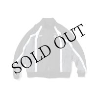 Striped Jersey Track Jacket Black
