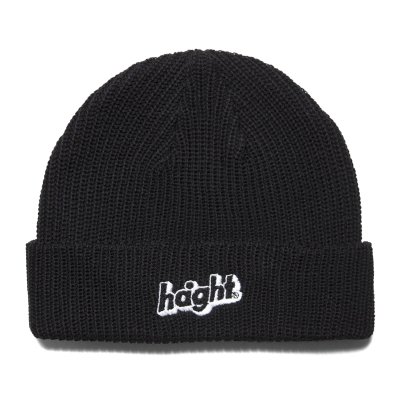 画像1: Core Logo Knit Cap Black