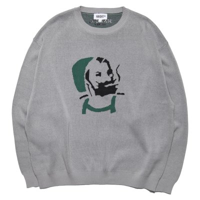 画像1: ZZ Uncle Sweater Gray