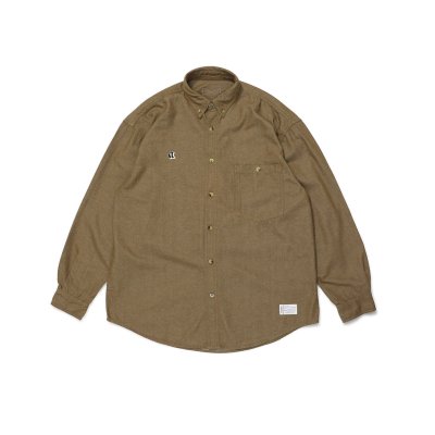 画像1: OE Denim L/S BD Shirt  Brown