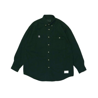 画像1: OE Denim L/S BD Shirt D.Green