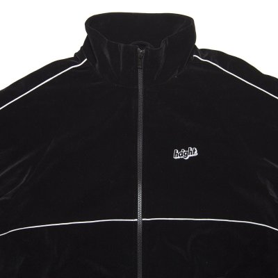 画像2: Velour Track Jacket Black