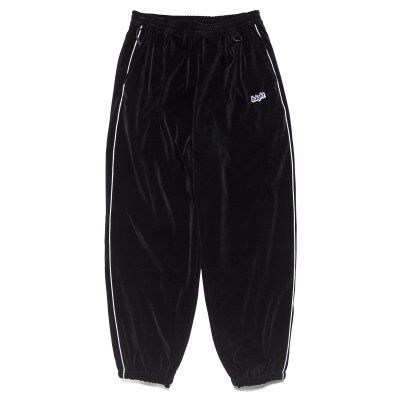 画像1: Velour Track Pants Black