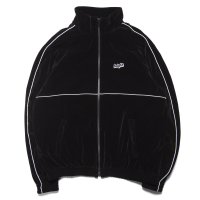 Velour Track Jacket Black