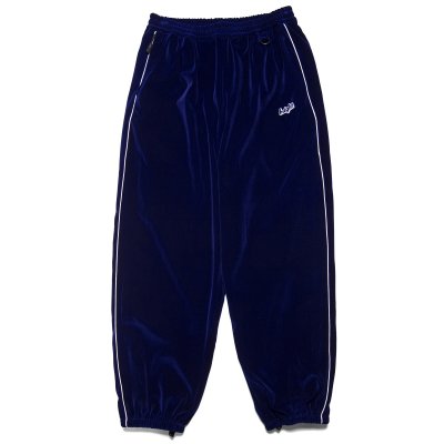 画像1: Velour Track Pants Navy