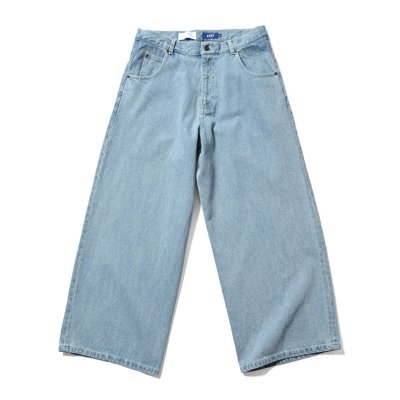 画像1: x SauRas Being / Super Baggie Denim Pants