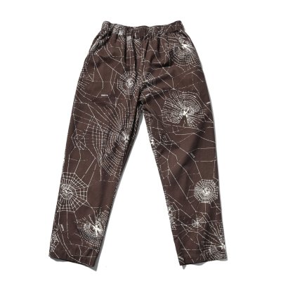 画像1: Spiderweb Easy Pants Brown