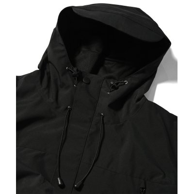 画像2: 2 Layer Polyester Jacket Black