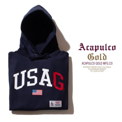 画像3: USAG HOODED SWEATSHIRT Navy