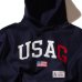 画像2: USAG HOODED SWEATSHIRT Navy (2)