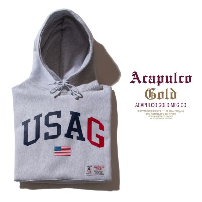 画像3: USAG HOODED SWEATSHIRT S.Gray