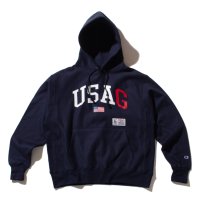 USAG HOODED SWEATSHIRT Navy