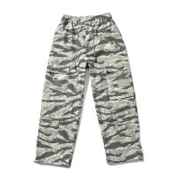 Ripstop Wide Cargo Pants Tiger Camo