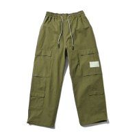 Ripstop Wide Cargo Pants Olive