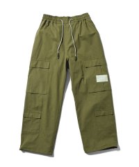 Ripstop Wide Cargo Pants Olive