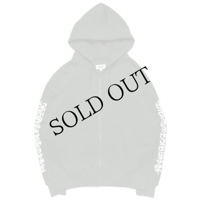 画像1: x CASPER / Flames Logo Zip Hoodie Forest