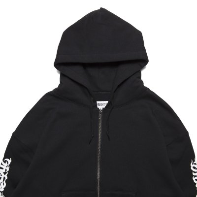 画像2: x CASPER / Flames Logo Zip Hoodie Black