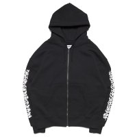 x CASPER / Flames Logo Zip Hoodie Black