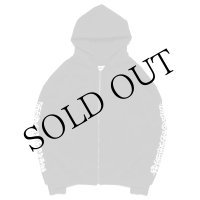 x CASPER / Flames Logo Zip Hoodie Black