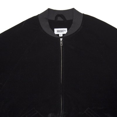 画像2: x CASPER / Flames Logo Velour Jacket Black