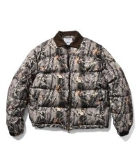 Corduroy Collar Puffer Jacket Realtree