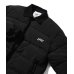 画像2: Corduroy Collar Puffer Jacket Black (2)