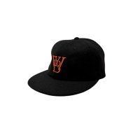 Classic WB Logo Wool Cap Black/Orange