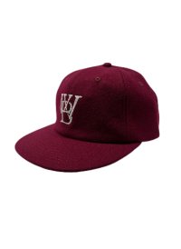 Classic WB Logo Wool Cap Burgundy