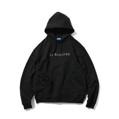 画像1: Lafayette Paisley Logo Hoodie Black