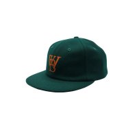 Classic WB Logo Wool Cap Green/Orange