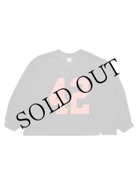 42 Mesh Football LS Shirts Black/Orange