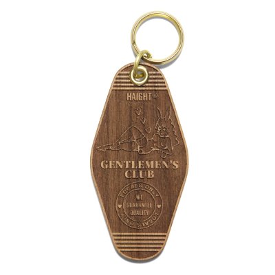 画像1: Wooden Key Tag