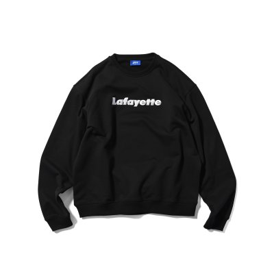 画像1: Lafayette Logo Crew Sweat Black