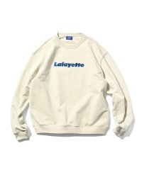 Lafayette Logo Crew Sweat White