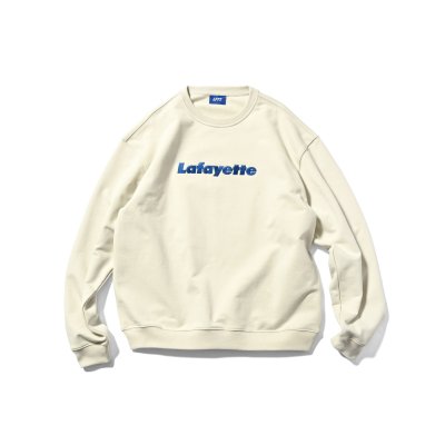 画像1: Lafayette Logo Crew Sweat White