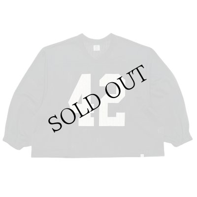 画像1: 42 Mesh Football LS Shirts Black