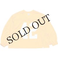 42 Mesh Football LS Shirts Yellow