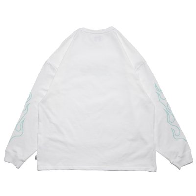 画像6: FLAMES LOGO LS Tee White